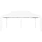 vidaXL - Partytent - professioneel - inklapbaar - 6x3 - m - aluminium - wit