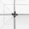 vidaXL - Partytent - professioneel - inklapbaar - 6x3 - m - aluminium - wit