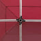 vidaXL - Partytent - professioneel - inklapbaar - 6x3 - m - aluminium - wijnrood