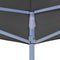 vidaXL - Partytentdak - 270 - g/m² - 2x2 - m - antraciet