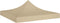 vidaXL - Partytentdak - 270 - g/m² - 2x2 - m - beige