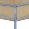 vidaXL - Partytentdak - 270 - g/m² - 2x2 - m - beige
