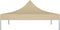 vidaXL - Partytentdak - 270 - g/m² - 2x2 - m - beige