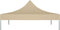 vidaXL - Partytentdak - 270 - g/m² - 2x2 - m - beige