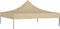 vidaXL - Partytentdak - 270 - g/m² - 2x2 - m - beige