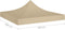 vidaXL - Partytentdak - 270 - g/m² - 2x2 - m - beige