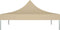 vidaXL - Partytentdak - 270 - g/m² - 2x2 - m - beige