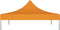 vidaXL - Partytentdak - 270 - g/m² - 2x2 - m - oranje