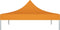 vidaXL - Partytentdak - 270 - g/m² - 2x2 - m - oranje
