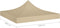 vidaXL - Partytentdak - 270 - g/m² - 3x3 - m - beige