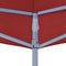 vidaXL - Partytentdak - 270 - g/m² - 3x3 - m - bordeauxrood