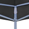 vidaXL - Partytentdak - 270 - g/m² - 4x3 - m - zwart
