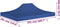 vidaXL - Partytentdak - 270 - g/m² - 4,5x3 - m - blauw