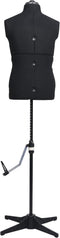 vidaXL - Paspop - verstelbaar - man - maat - 37-45 - zwart