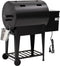 vidaXL Pelletbarbecue met bodemplaat 94 cm ijzer zwart