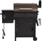 vidaXL Pelletbarbecue met schoorsteen 104 cm ijzer zwart