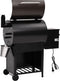 vidaXL Pelletbarbecue met schoorsteen 104 cm ijzer zwart