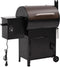 vidaXL Pelletbarbecue met schoorsteen 104 cm ijzer zwart