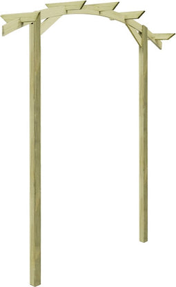 vidaXL - Pergola - 180x210x40 - cm - geïmpregneerd - grenenhout