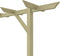 vidaXL - Pergola - 410x40x203 - cm - hout