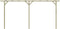 vidaXL - Pergola - 410x40x203 - cm - hout