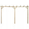 vidaXL - Pergola - 410x40x203 - cm - hout