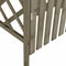 vidaXL - Pergola - met - poort - 116x40x204 - cm - massief - vurenhout - grijs