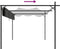 vidaXL - Pergola - met - uitschuifbaar - dak - 295x292x230 - antracietkleurig