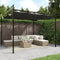 vidaXL - Pergola - met - uitschuifbaar - dak - 295x292x230 - antracietkleurig