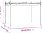vidaXL - Pergola - met - uitschuifbaar - dak - 295x292x230 - antracietkleurig