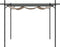 vidaXL - Pergola - met - uitschuifbaar - dak - 395x292x230 - taupe