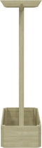 vidaXL - Pergola - plantenbak - 162x56x204 - cm - hout