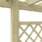 vidaXL - Pergola - plantenbak - 162x56x204 - cm - hout