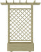 vidaXL - Pergola - plantenbak - 162x56x204 - cm - hout