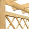 vidaXL - Pergola - plantenbak - 162x56x204 - cm - hout