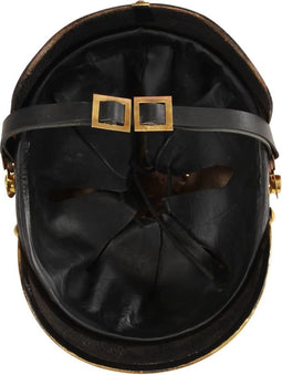 vidaXL Pickelhaube Germaans replica LARP staal zwart