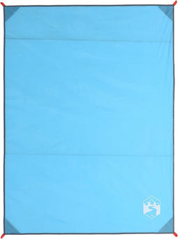 vidaXL - Picknickkleed - met - haringen - 205x155 - cm - blauw