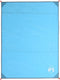 vidaXL - Picknickkleed - met - haringen - 205x155 - cm - blauw