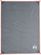 vidaXL - Picknickkleed - met - haringen - 205x155 - cm - grijs - en - oranje