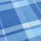 vidaXL - Picknickkleed - opvouwbaar - geruit - 200x150 - cm - fluweel - blauw