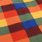 vidaXL - Picknickkleed - opvouwbaar - geruit - 200x150 - cm - fluweel - meerkleurig