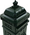 vidaXL - Pilaar - brievenbus - vintage - stijl - roestbestendig - aluminium - groen