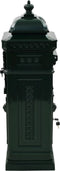 vidaXL - Pilaar - brievenbus - vintage - stijl - roestbestendig - aluminium - groen