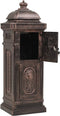 vidaXL - Pilaar - brievenbus - vintage - stijl - roestbestendig - aluminium - brons