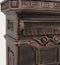 vidaXL - Pilaar - brievenbus - vintage - stijl - roestbestendig - aluminium - brons
