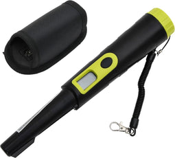 vidaXL - Pinpointer - metaaldetector - met - LCD-scherm - zwart - en - geel
