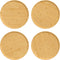 vidaXL - Pizzaborden - 4 - st - Ø32x1,5 - cm - bamboe