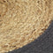 vidaXL - Placemats - 4 - st - 38 - cm - jute - en - katoen - natuurlijk - en - antraciet