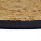 vidaXL - Placemats - 4 - st - 38 - cm - jute - en - katoen - natuurlijk - en - marineblauw