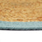 vidaXL - Placemats - 4 - st - 38 - cm - jute - en - katoen - natuurlijk - en - groen